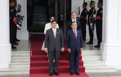 Presidente Laurentino Cortizo realiza reunión bilateral con su homólogo de Costa Rica