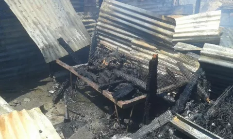 Muere anciano calcinado al incendiarse su casa en Las Lomas de David