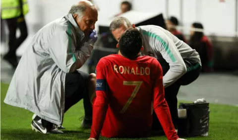 Cristiano Ronaldo sufre una lesión de "gravedad leve” en el muslo