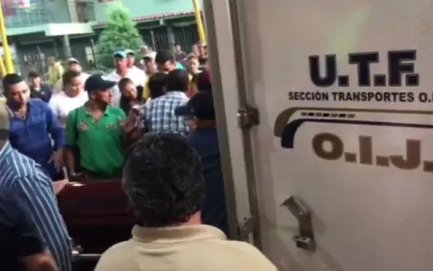 OIJ de Costa Rica traslada a Paso Canoas cuerpo de camionero panameño 