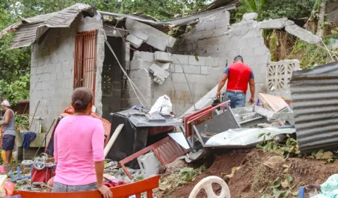 Comunidad informal en Arraiján fue la principal afectada por las lluvias