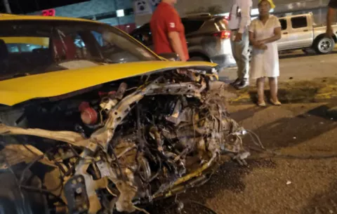 Tres heridos por triple colisión registrada en David, Chiriquí 