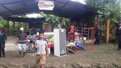 Más de 100 familias amanecieron a la intemperie tras desalojo en las Margaritas de Chepo