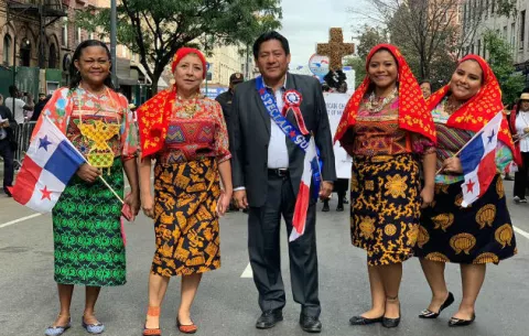 Panamá representada en el desfile internacional de la Hispanidad en Nueva York