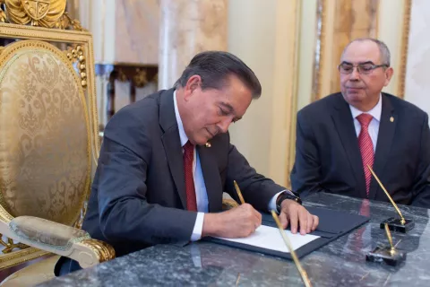 Dilio Arcia toma posesión como nuevo fiscal electoral
