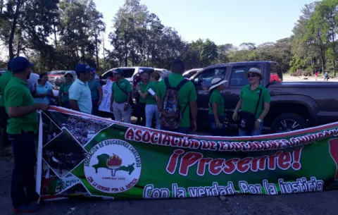 Docentes reprimidos en Chiriquí se declaran en estado de alerta 