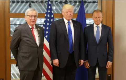 Unión Europea  trabaja para disminuir   tensión comercial con los EE.UU.