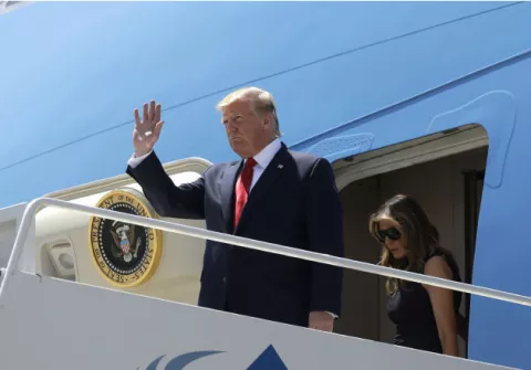 Donald Trump minimiza el desplome de las bolsas por 'guerra' comercial con China