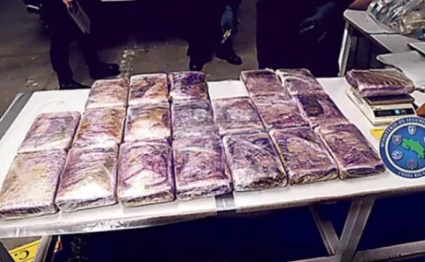 Abandonan auto con 20 kilos de droga en la frontera de Paso Canoas y detienen a tres sujetos en Panamá