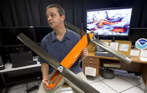 Drones, otra herramienta para investigar huracanes