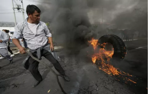 Casco histórico de Quito escenario de batalla contra el Gobierno de Moreno