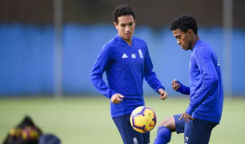 Édgar Bárcenas considera que el fútbol está siendo injusto con el Oviedo
