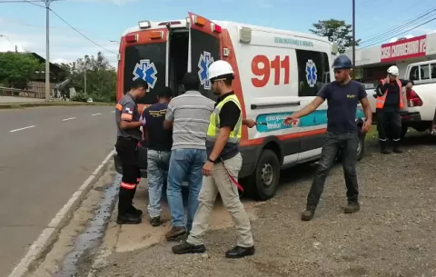 Trabajador sobrevive a una descarga eléctrica en El Coco de La Chorrera