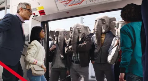 Francia: Original campaña para el buen uso del Metro