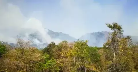 La Fuerza de Tarea Conjunta combate un nuevo incendio en la Emplanada de Chorcha