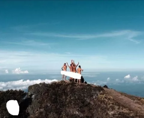 MiAmbiente desmiente que fotografía de personas desnudas sea en el Volcán Barú