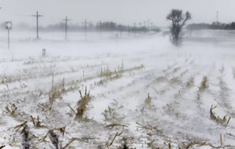 Tormenta invernal cubre de nieve gran parte de la región centro-norte de Estados Unidos 