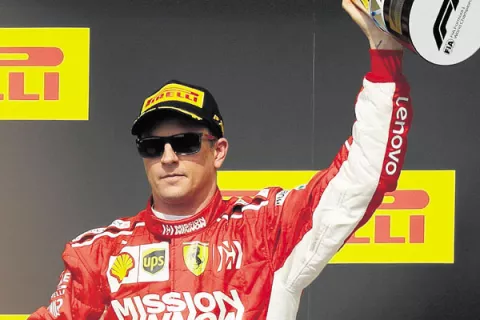 Raikkonen se sigue divirtiendo