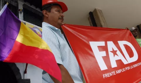 FAD solo quiere alianza con el pueblo; partidos pequeños buscan padrino