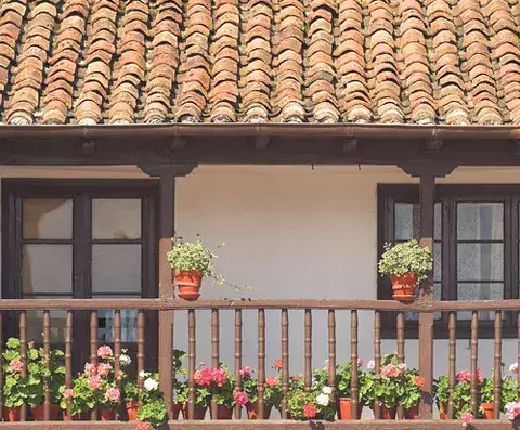 Balcones llenos de color 