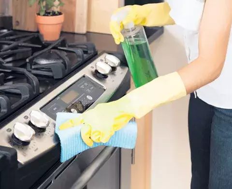 Para limpiar y ordenar  paso a paso su cocina 
