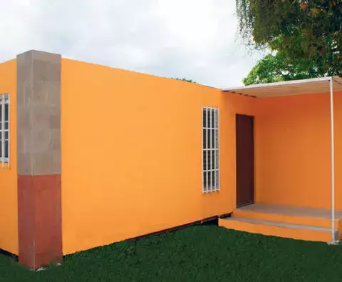 Hogares de  40 pies,  solución actual y de bajo costo   