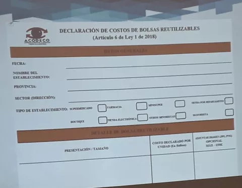 Comerciantes deberán descargar formulario para informar precio de bolsas reutilizables