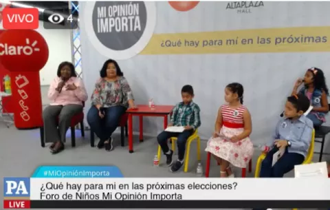 En directo: Foro de niños 'Mi opinión importa'