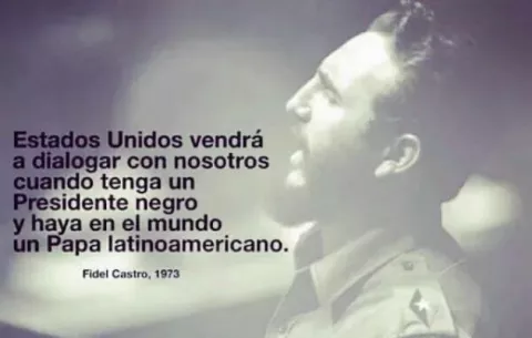 La falsa predicción de Fidel Castro sobre Obama y el papa