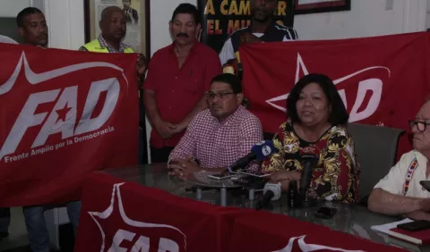 FAD: elecciones  generales han sido un proceso fraudulento