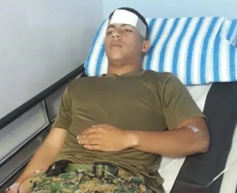 Cuatro miembros del Senafront quedan heridos al estrellarse con un poste eléctrico