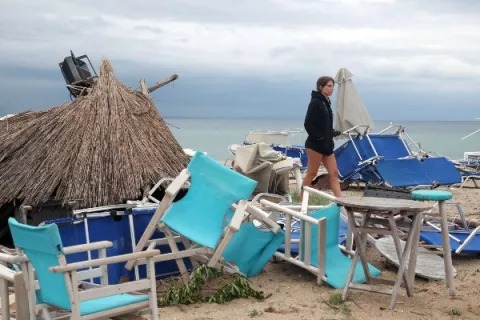 Temporal en el norte de Grecia deja a su paso seis turistas muertos y decenas de heridos