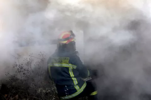 Grecia pide apoyo a Europa para apagar el gran incendio forestal en Eubea
