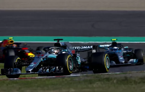 Lewis Hamilton fue contundente en Japón