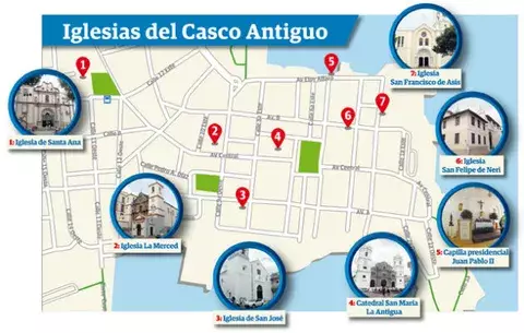 Iglesias del Casco Viejo dan luz a la  Semana Santa
