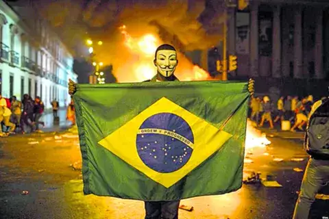Prometen grandes protestas Los brasileños se preparan para su gran fiesta 