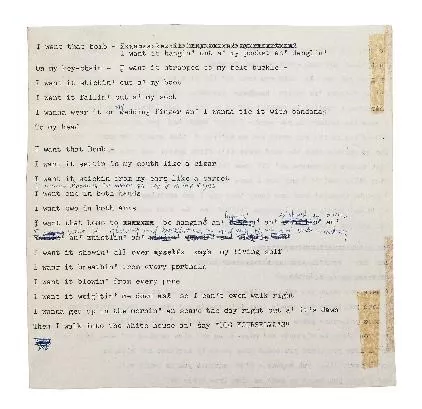 Letra inédita de canción de Dylan sale a subasta por 400,000 dólares