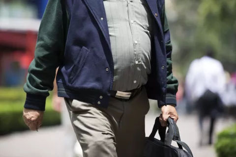 Actividad estomacal nocturna, tendencia a la obesidad