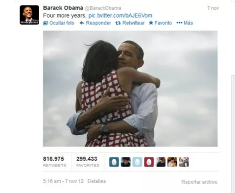 Conoce cuál fue el tuit más popular del 2012