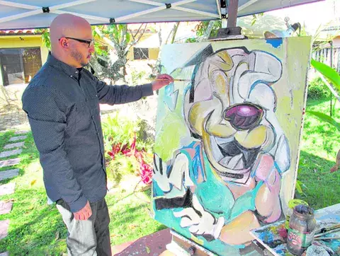 Él ya tiene un nicho en el arte de Estados Unidos 