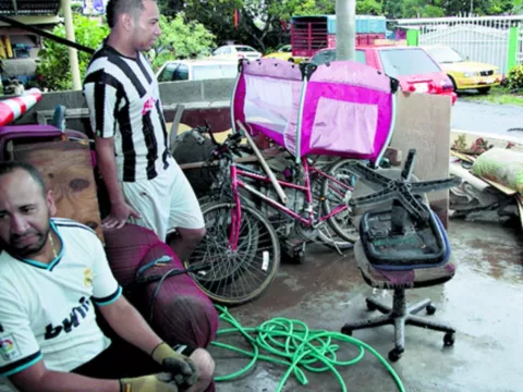 Afectados reportaron pérdidas en sus residencias  