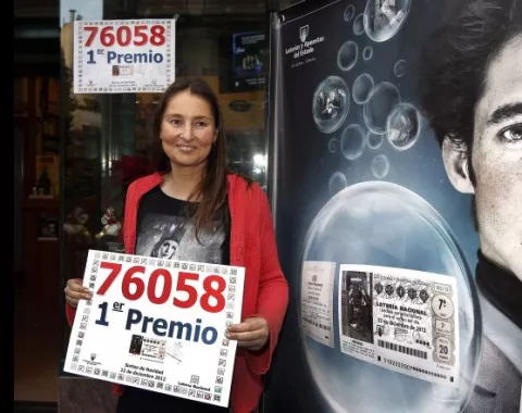 Una mujer sin trabajo ganó el 'Gordo' de la lotería