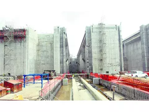 Avance registrado en el programa de Ampliación del Canal de Panamá 