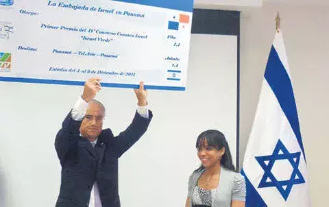     Estudió, perseveró y viajará    a “Israel Verde”   