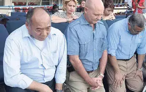 Presidente y autoridades acuden a “Unción de Dominio” 