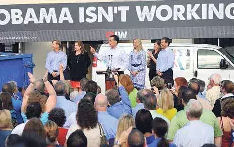 Mitt Romney y Obama empatan en Florida 