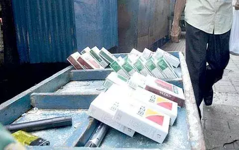 Decomisan  cigarrillos de contrabando 