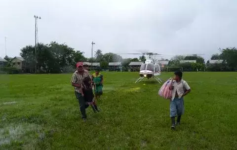 Novecientas  personas son evacuadas por riesgo de embalse del río Palo Blanco 