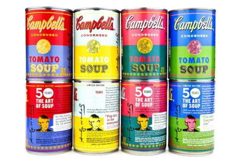 Las latas de sopa Campbell lucirán como las pintó Warhol
