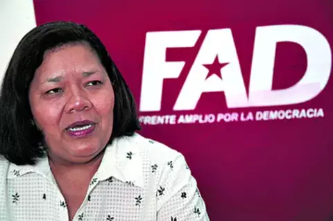 Candidata a vicepresidenta del FAD 